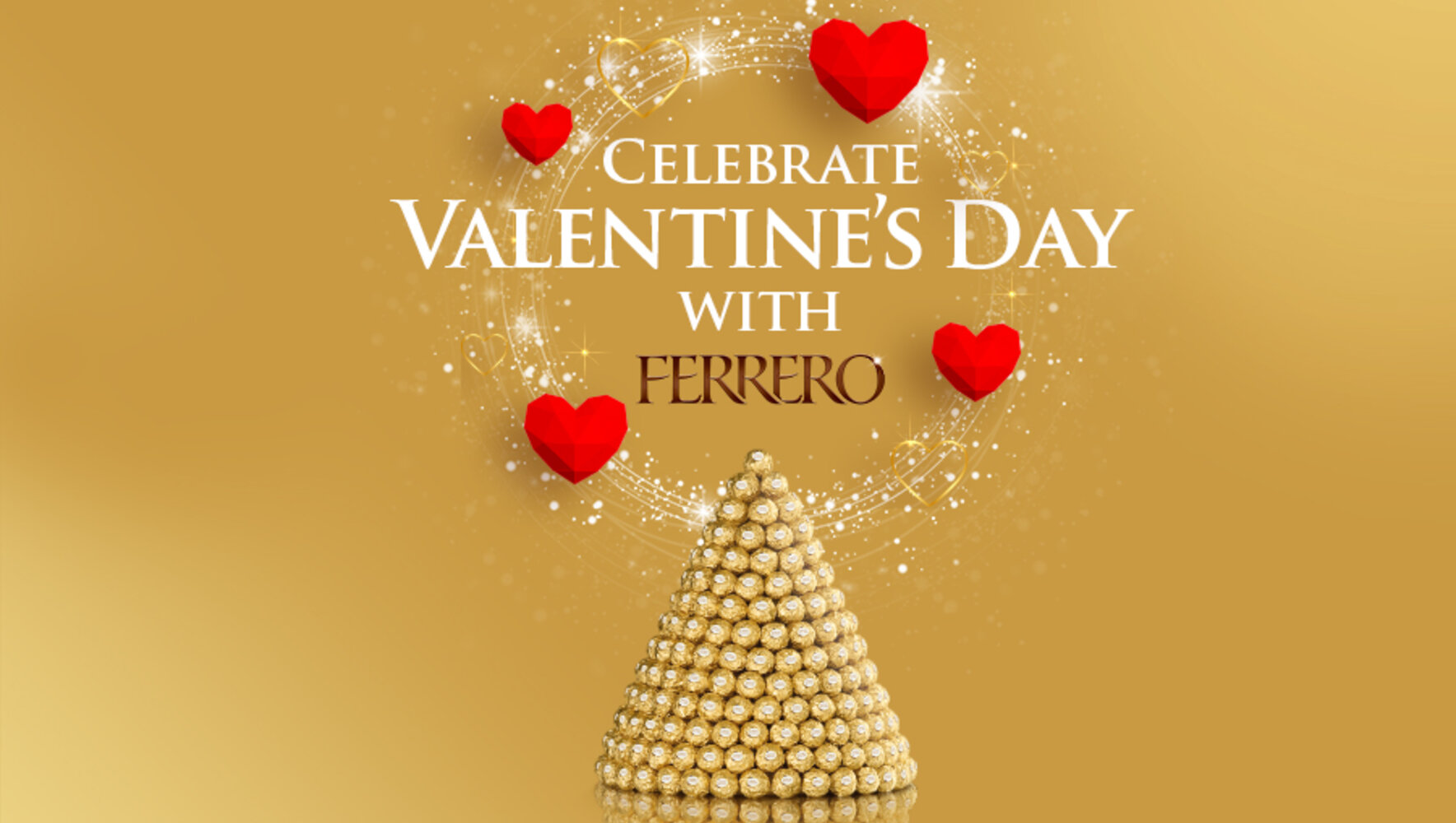 Win a bespoke Ferrero Rocher Bouquet and Valentine's Day Stock